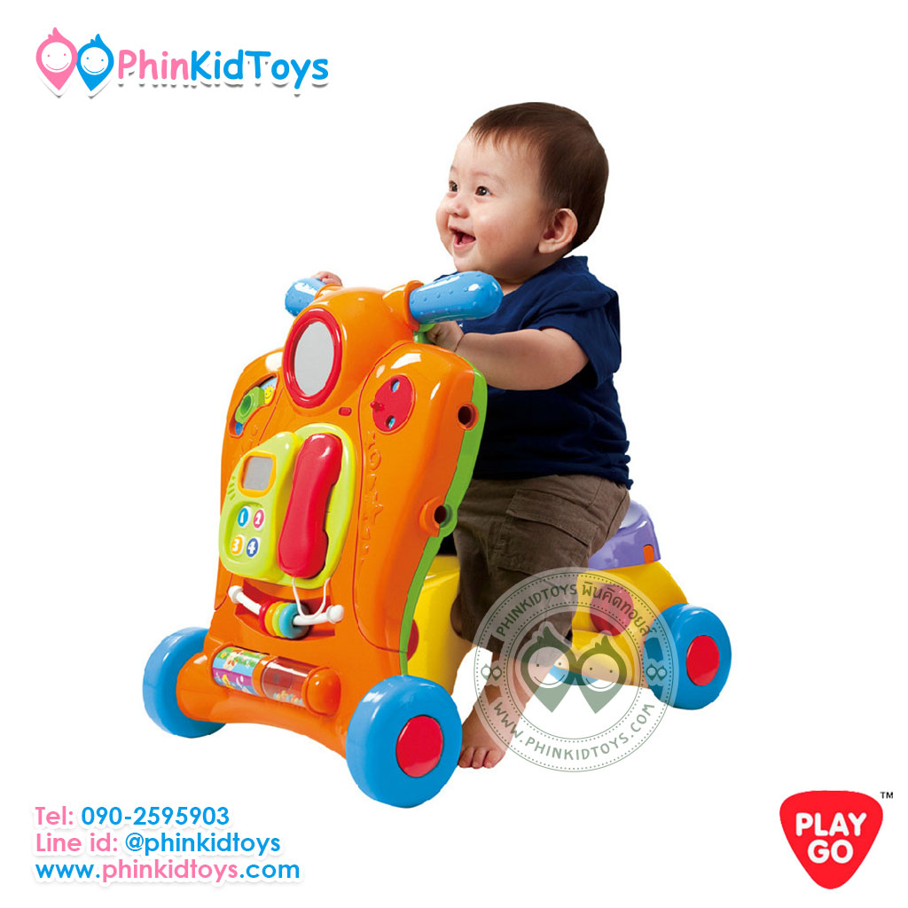 2446 Playgo 2in1 Baby Walker 2อิน1 รถขาไถและรถหัดเดิน