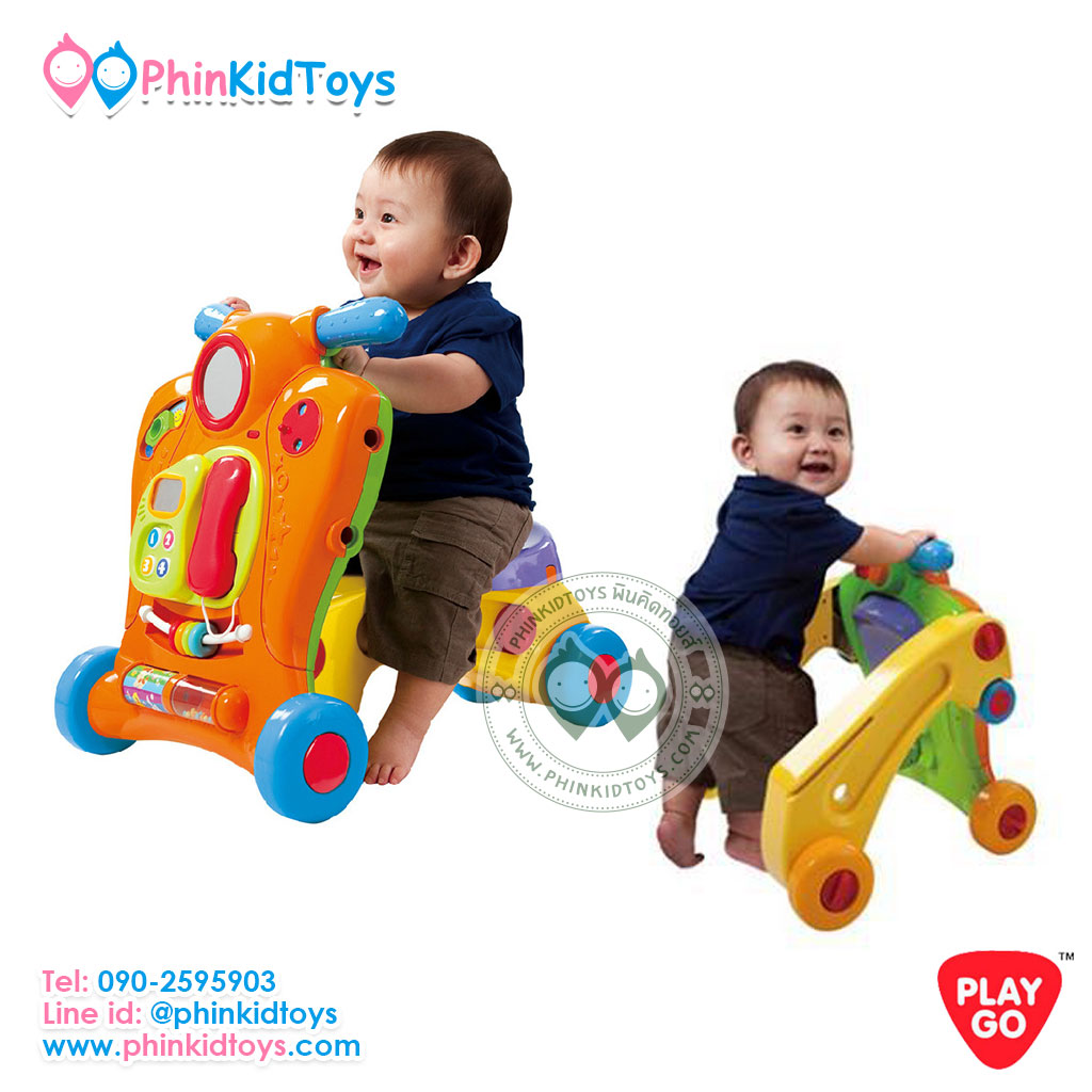 2446 Playgo 2in1 Baby Walker 2อิน1 รถขาไถและรถหัดเดิน