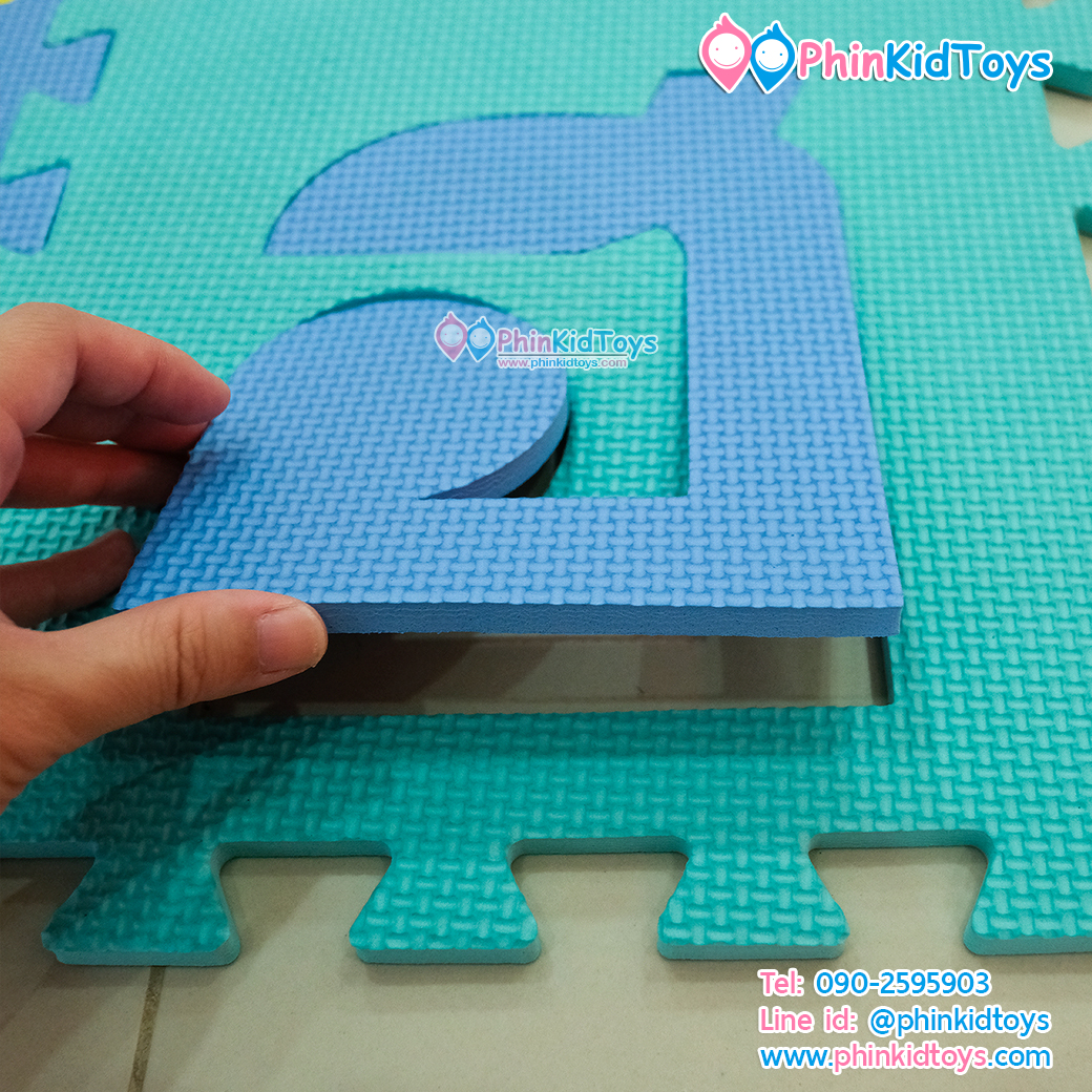 EVA แผ่นรองคลานแบบจิ๊กซอร์ ก-ฮ จำนวน 44 ชิ้น