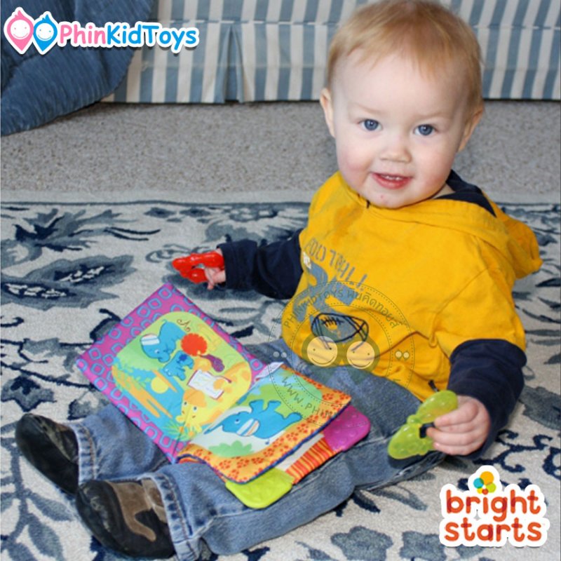 bright starts teether book