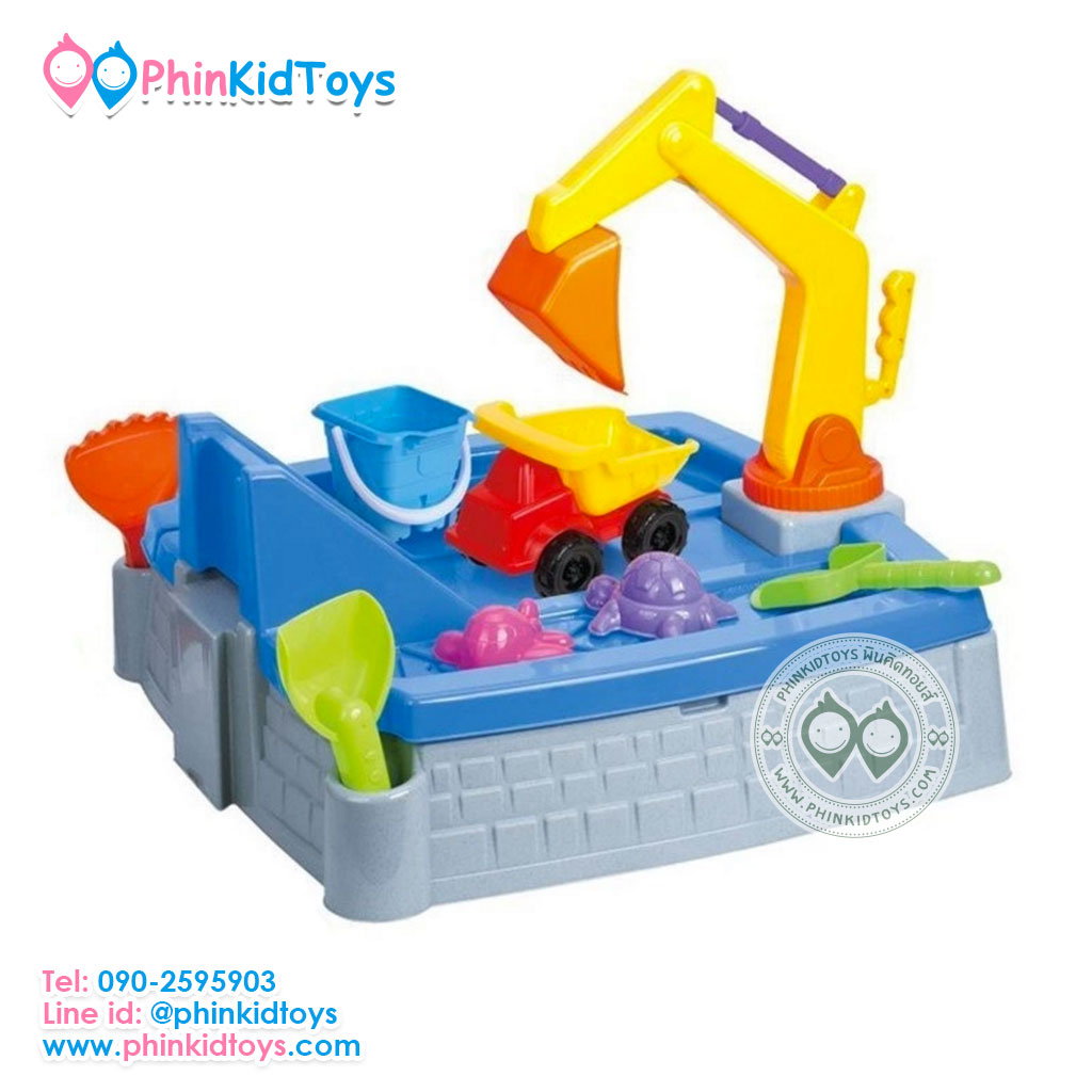 ชุดกล่องกระบะทรายเด็กชุดใหญ่ 2in1 Sand Box Games
