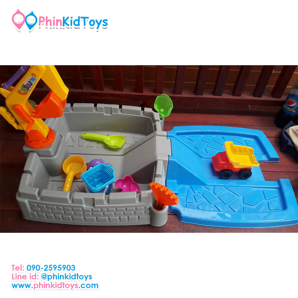 ชุดกล่องกระบะทรายเด็กชุดใหญ่ 2in1 Sand Box Games