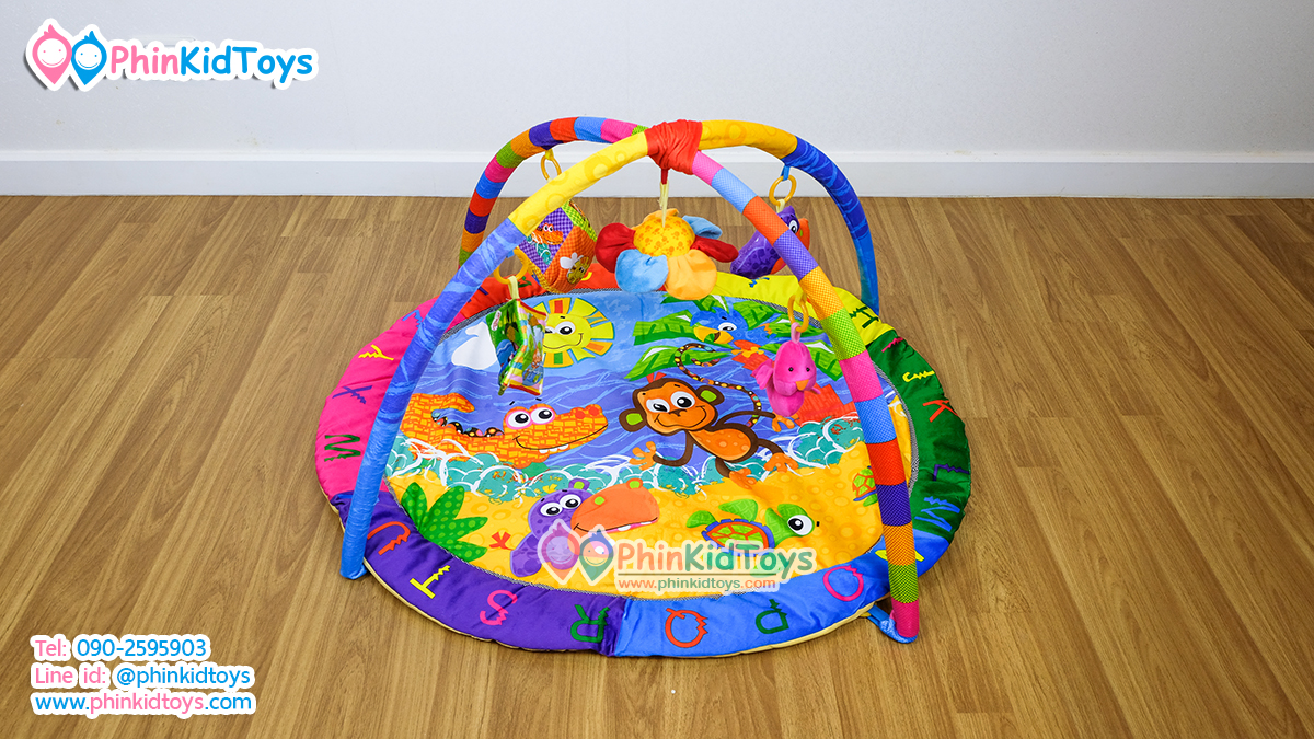 เพลยิมลายสัตว์น้อย ABC สีสดใส พร้อมเสียงดนตรี