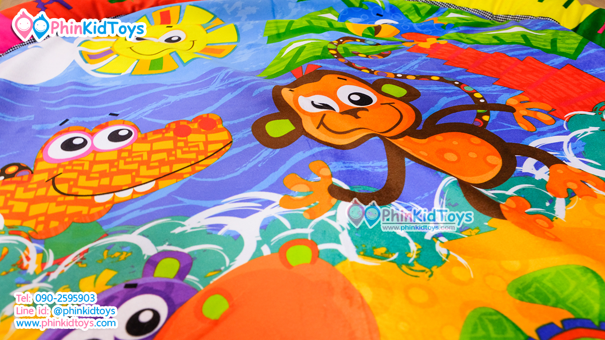 เพลยิมลายสัตว์น้อย ABC สีสดใส พร้อมเสียงดนตรี