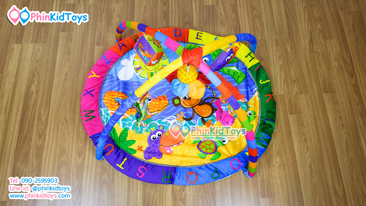 เพลยิมลายสัตว์น้อย ABC สีสดใส พร้อมเสียงดนตรี