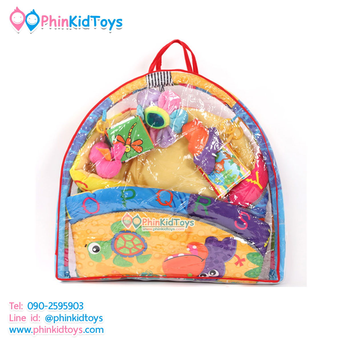 เพลยิมลายสัตว์น้อย ABC สีสดใส พร้อมเสียงดนตรี