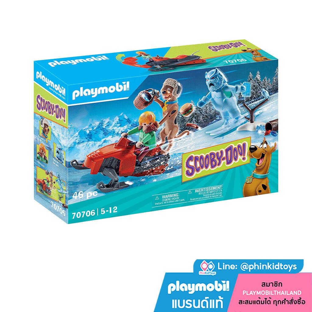 Playmobil 70706 SCOOBY-DOO! Adventure with Snow Ghost สคูบี้ดู! ผจญภัยไปกับผีหิมะ
