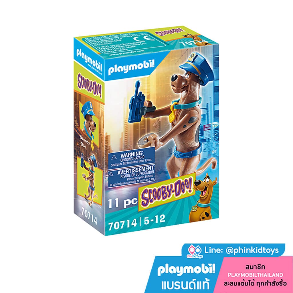 Playmobil 70714 SCOOBY-DOO! Collectible Police Figure สคูบี้ดู! ชุดตำรวจ