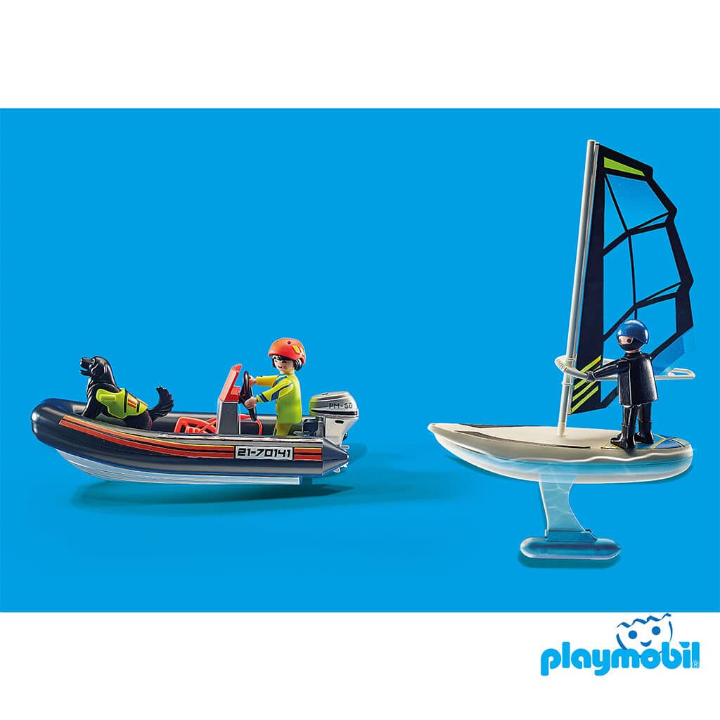 Playmobil 70141 City Action Sea Rescue Water Rescue with Dog