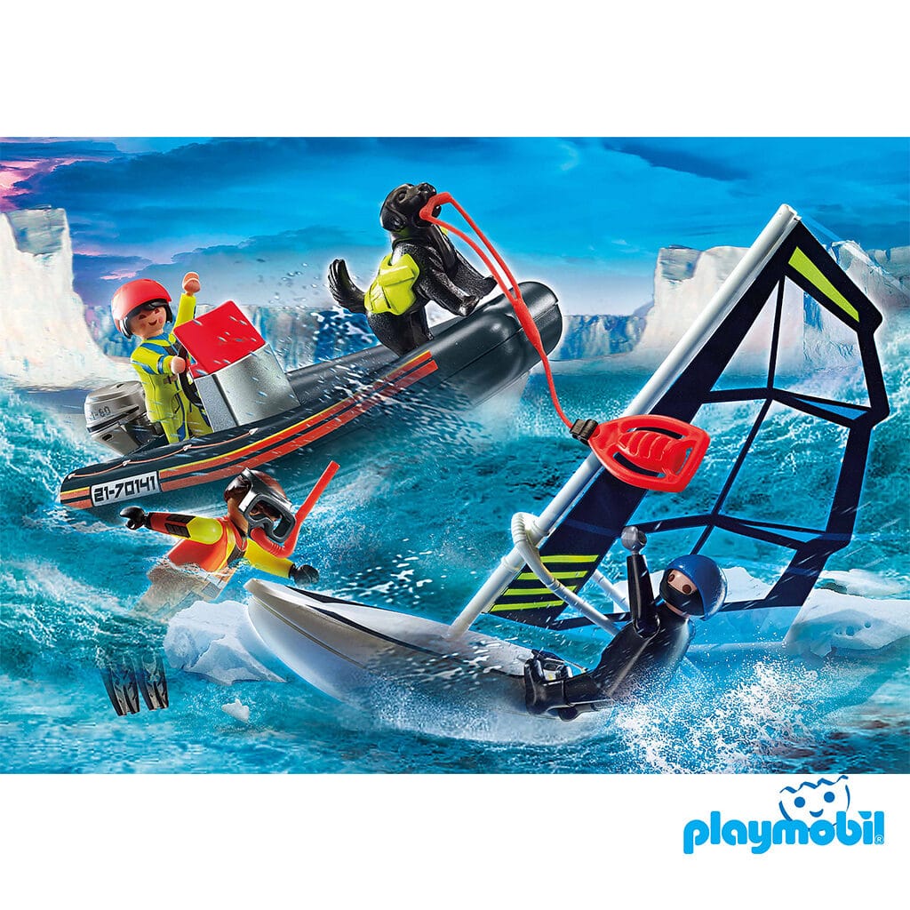 Playmobil 70141 City Action Sea Rescue Water Rescue with Dog