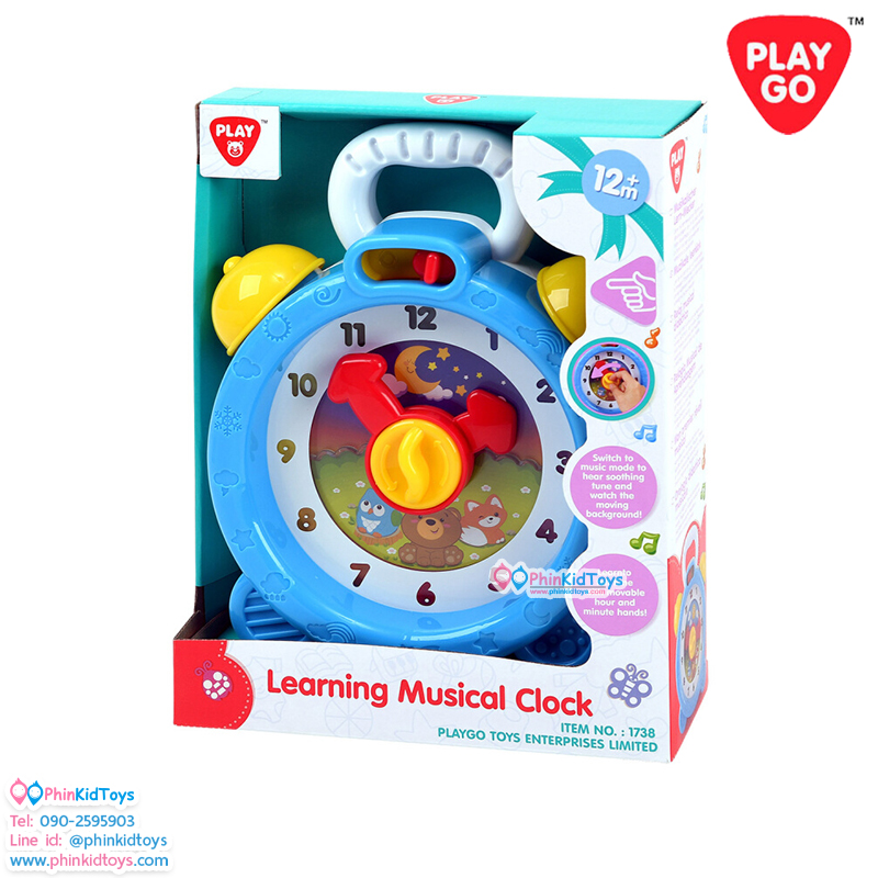 Playgo นาฬิกาเสียงดนตรี Learning Musical Clock (PG-1738)