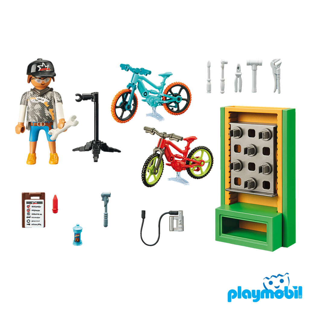 Playmobil 70674 Bike Workshop Gift Set ชุดของขวัญ เวิร์กช็อปจักรยาน
