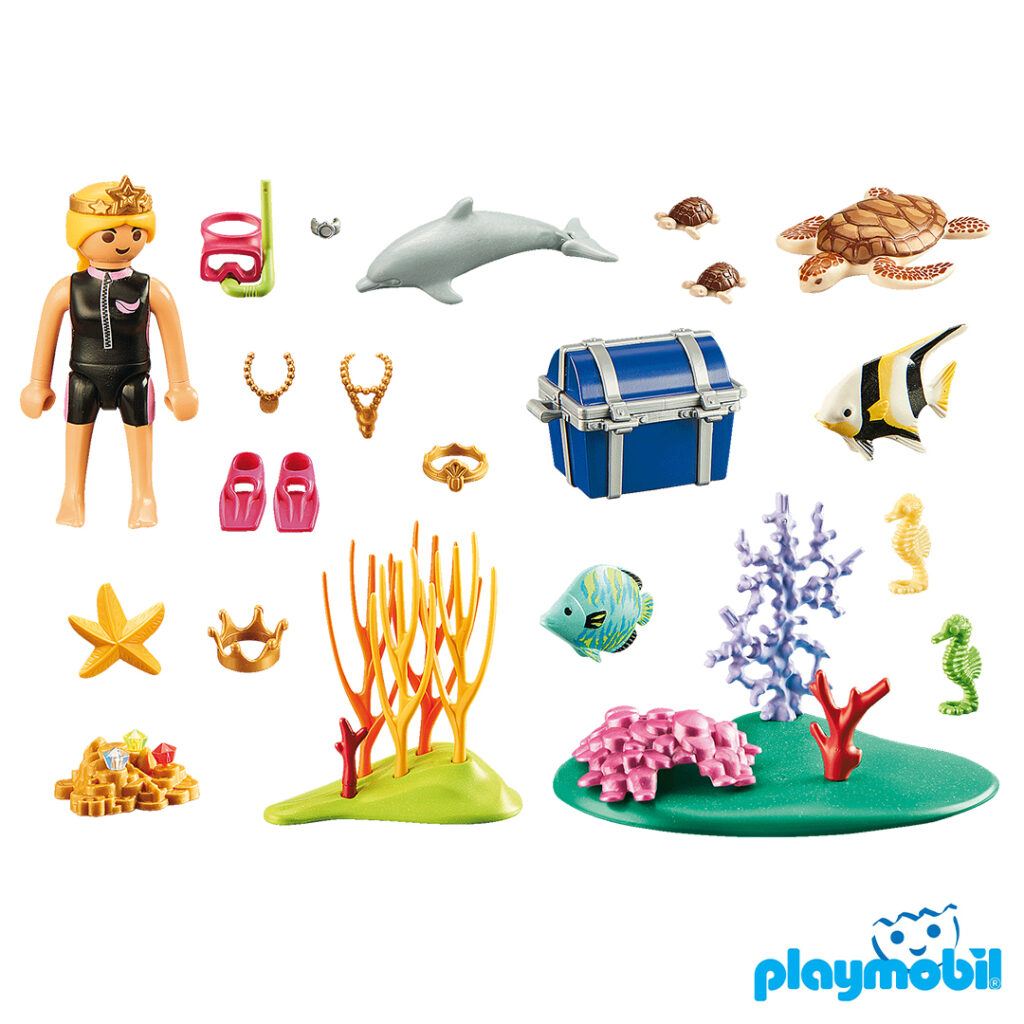 Playmobil 70678 Treasure Diver Gift Set ชุดของขวัญ นักประดาน้ำหาสมบัติ