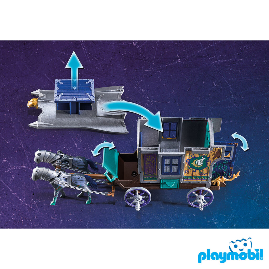 Playmobil 70903 Novelmore Violet Vale - Merchant Carriage โนเวลมอร์ ไวโอเล็ตเวล รถพ่อค้า