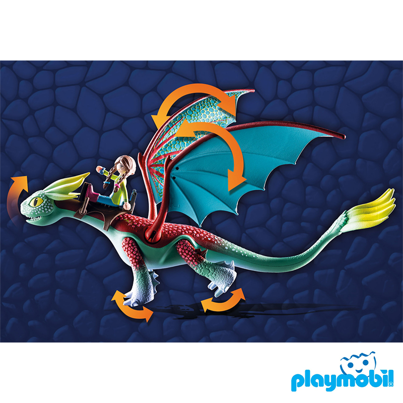 Playmobil 71083 Dragons: The Nine Realms - Feathers & Alex ดราก้อน อาณาจักรทั้งเก้า - เฟเธอร์ส & อเล็กซ์