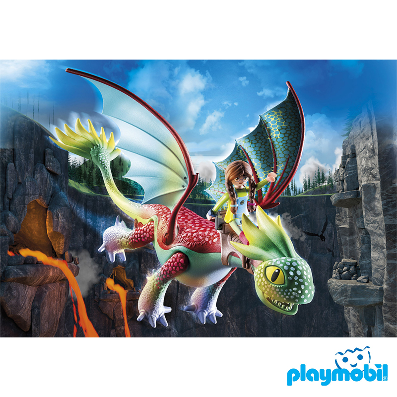 Playmobil 71083 Dragons: The Nine Realms - Feathers & Alex ดราก้อน อาณาจักรทั้งเก้า - เฟเธอร์ส & อเล็กซ์