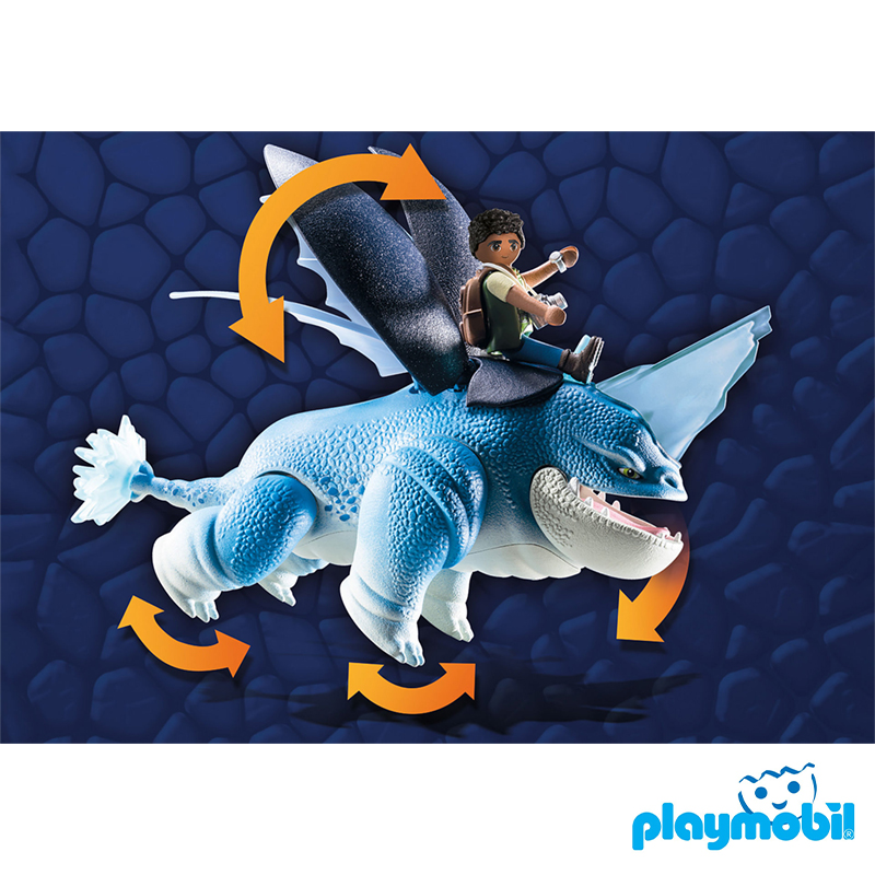 Playmobil 71082 Dragons: The Nine Realms - Plowhorn & D'Angelo ดราก้อน อาณาจักรทั้งเก้า - พลาวฮอร์น & ดี'แองเจโล