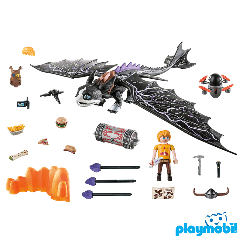 Playmobil 71081 Dragons: The Nine Realms - Thunder & Tom ดราก้อน อาณาจักรทั้งเก้า - ธันเดอร์ & ทอม