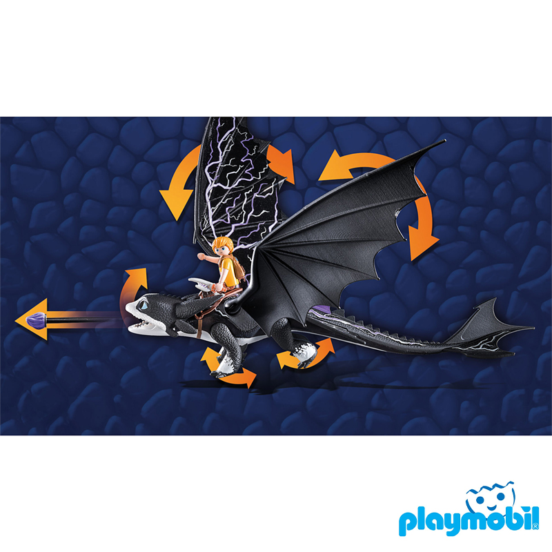 Playmobil 71081 Dragons: The Nine Realms - Thunder & Tom ดราก้อน อาณาจักรทั้งเก้า - ธันเดอร์ & ทอม
