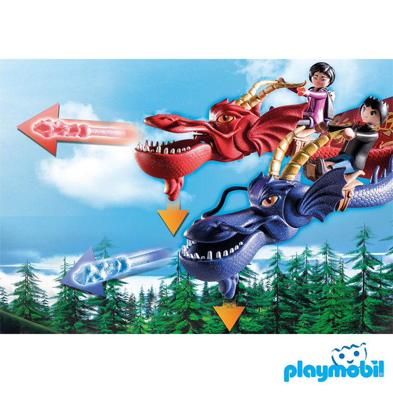 Playmobil 71080 Dragons: The Nine Realms - Wu & Wei with Jun ดราก้อน อาณาจักรทั้งเก้า - อู๋ & เหว่ย กับ จุน