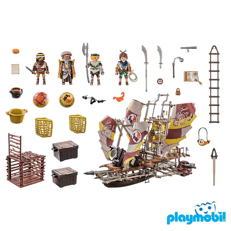 Playmobil 71023 Novelmore Sal'ahari Sands - Sand Stormer โนเวลมอร์ ซาลาฮาริ แซนด์ - เรือแซนด์สตอมเมอร์
