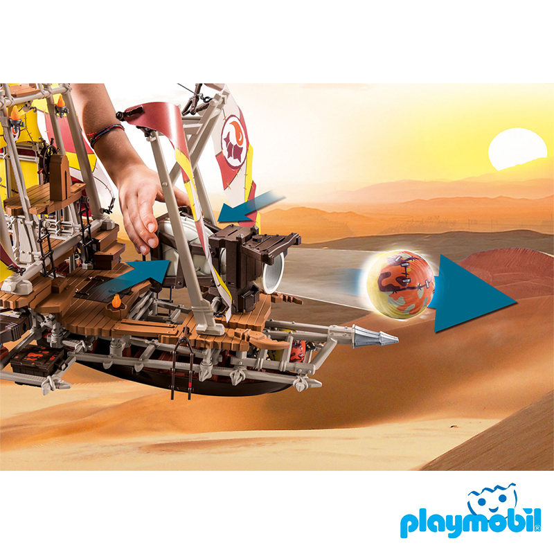 Playmobil 71023 Novelmore Sal'ahari Sands - Sand Stormer โนเวลมอร์ ซาลาฮาริ แซนด์ - เรือแซนด์สตอมเมอร์