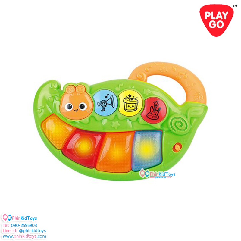PLAYGO 1340 คีย์บอร์ดดักแด้ CATERPILLAR KEYBOARD (PG-1340)
