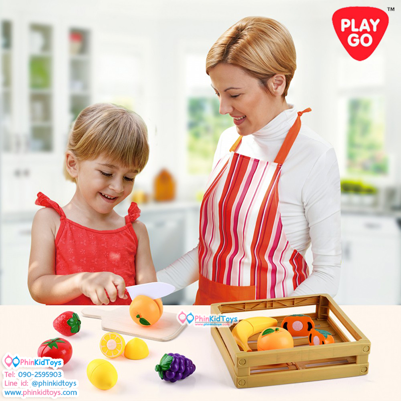 PLAYGO 30003 ชุดผลไม้ตัดแบ่ง SLICE AND SHARE FRUIT 11 PCS
