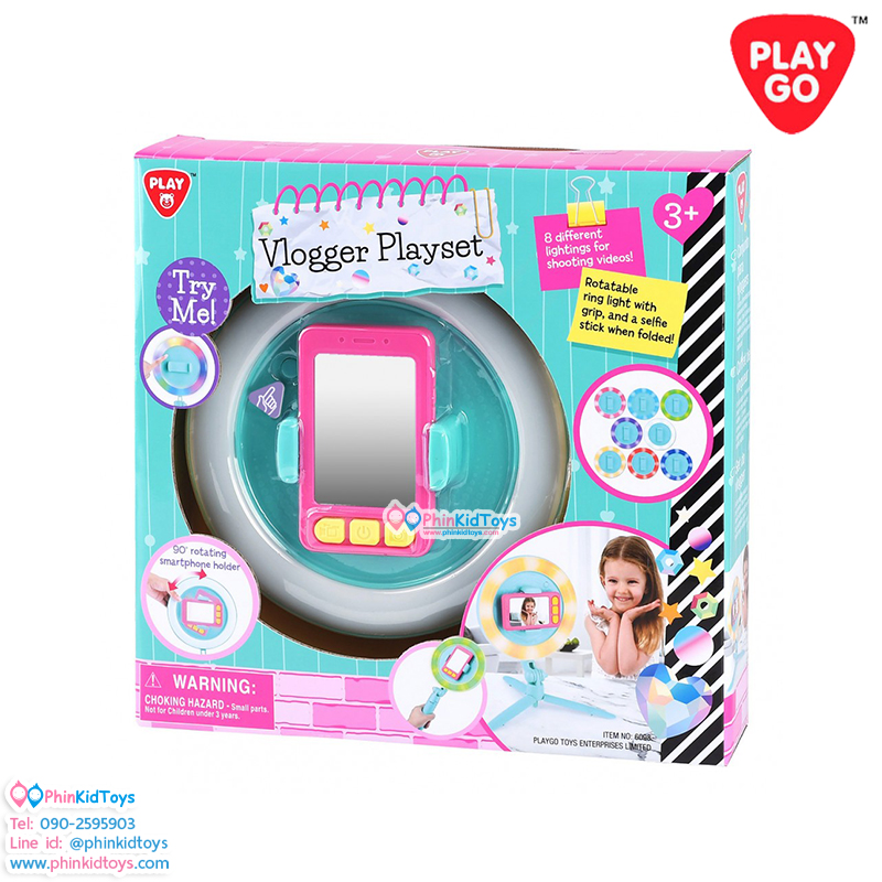 PLAYGO 6098 วล็อกเกอร์ตัวน้อย VLOGGER PLAYSET