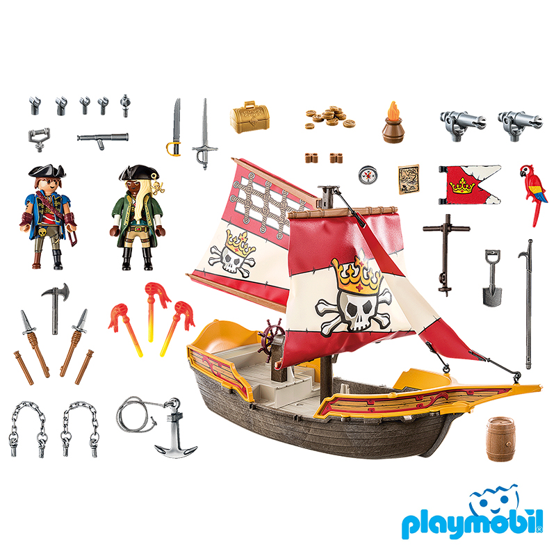 Playmobil 71418 Pirates Pirate Ship โจรสลัด เรือโจรสลัด-24