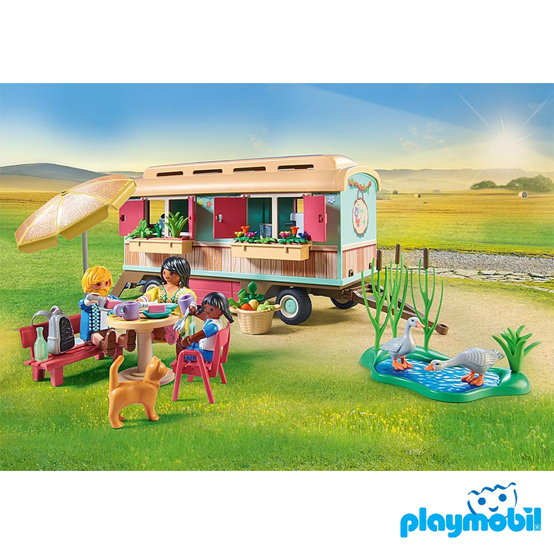 Playmobil 71441 Farm III Cosy Cafe with Vegetable Garden ฟาร์ม3 คาเฟ่สุดอบอุ่นพร้อมสวนผัก