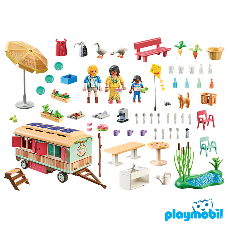 Playmobil 71441 Farm III Cosy Cafe with Vegetable Garden ฟาร์ม3 คาเฟ่สุดอบอุ่นพร้อมสวนผัก