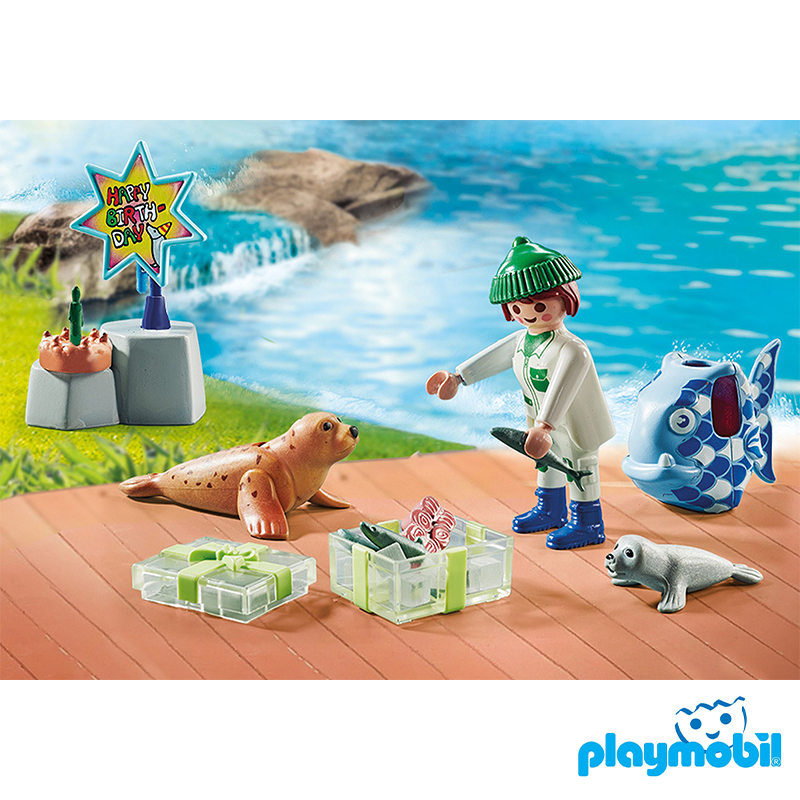 Playmobil 71448 50th Years Gift sets Keeper with Animals 50 ปี ชุดของขวัญ ผู้ดูแลกับสัตว์