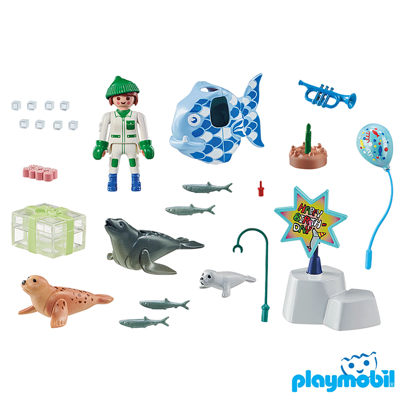Playmobil 71448 50th Years Gift sets Keeper with Animals 50 ปี ชุดของขวัญ ผู้ดูแลกับสัตว์