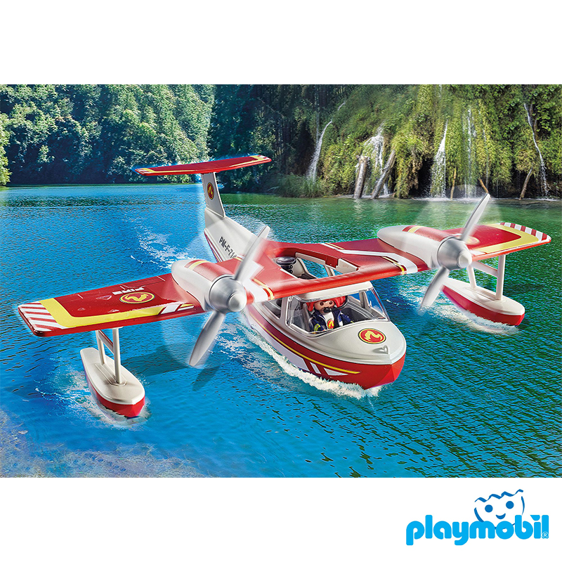 Playmobil 71463 Fire Brigade Firefighting Seaplane ดับเพลิง เครื่องบินน้ำดับเพลิง