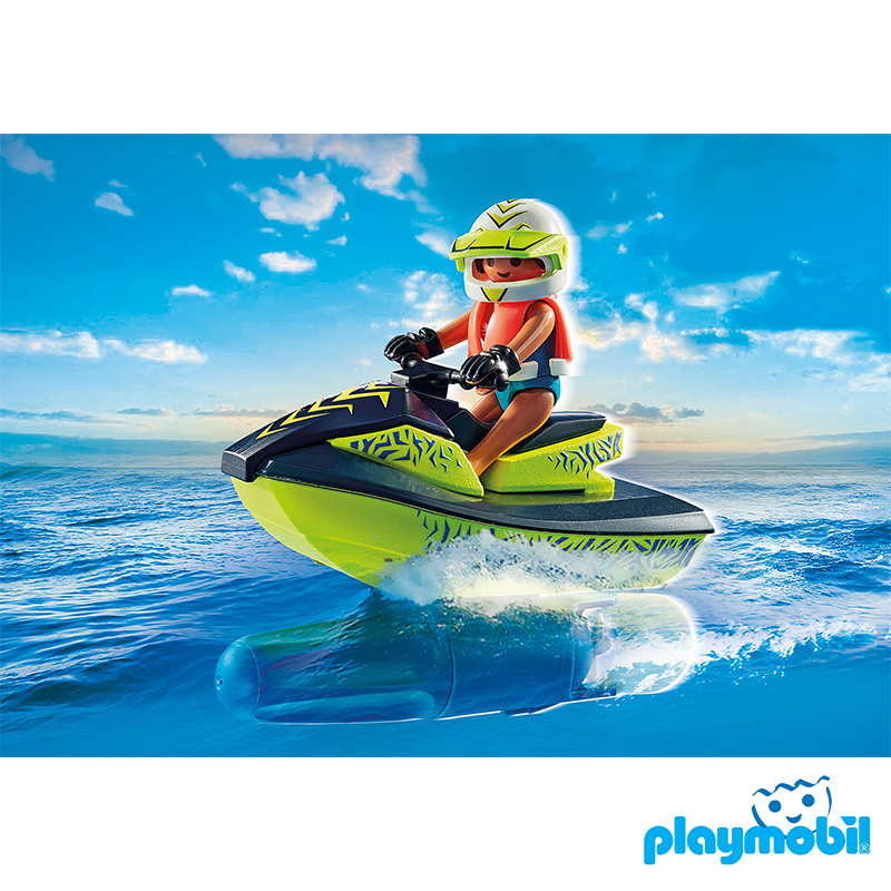 Playmobil 71464 Fire Brigade Fireboat with Water Scooter ดับเพลิง เรือดับเพลิงกับสกู๊ตเตอร์น้ำ
