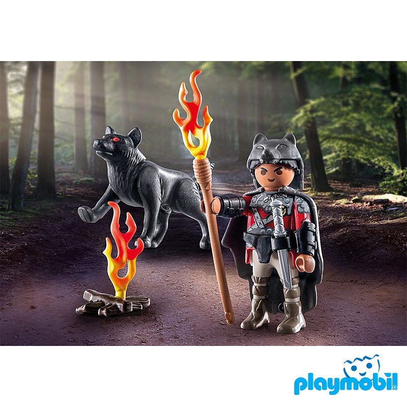 Playmobil 71482 Special Plus Warrior with Wolf สเปเชียล นักรบกับหมาป่า