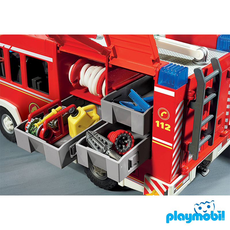 Playmobil 71603 50th Years Fire Rescue Mega Set 50 ปี เซ็ตสถานีและรถดับเพลิง