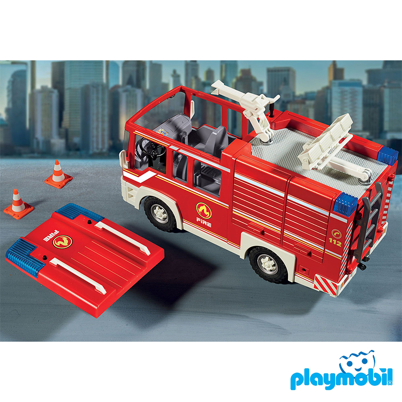 Playmobil 71603 50th Years Fire Rescue Mega Set 50 ปี เซ็ตสถานีและรถดับเพลิง