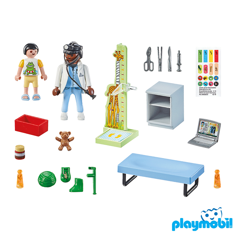 Playmobil 71619 Hospital Pediatrician with Teddy Bear โรงพยาบาล กุมารแพทย์กับหมีเท็ดดี้
