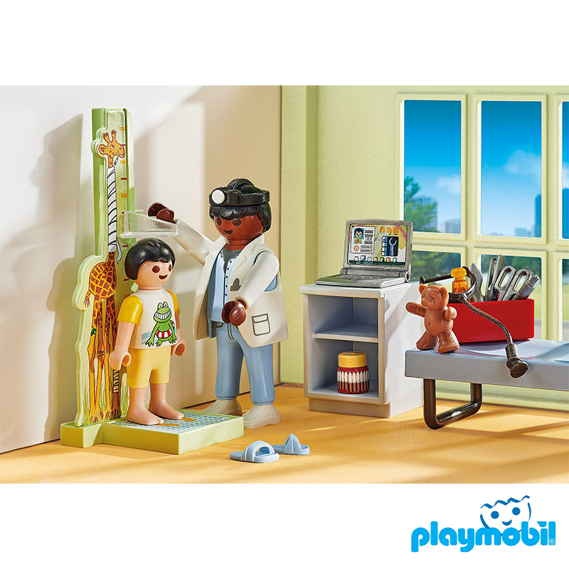 Playmobil 71619 Hospital Pediatrician with Teddy Bear โรงพยาบาล กุมารแพทย์กับหมีเท็ดดี้