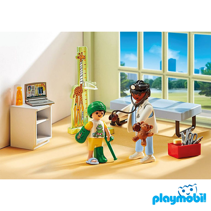 Playmobil 71619 Hospital Pediatrician with Teddy Bear โรงพยาบาล กุมารแพทย์กับหมีเท็ดดี้