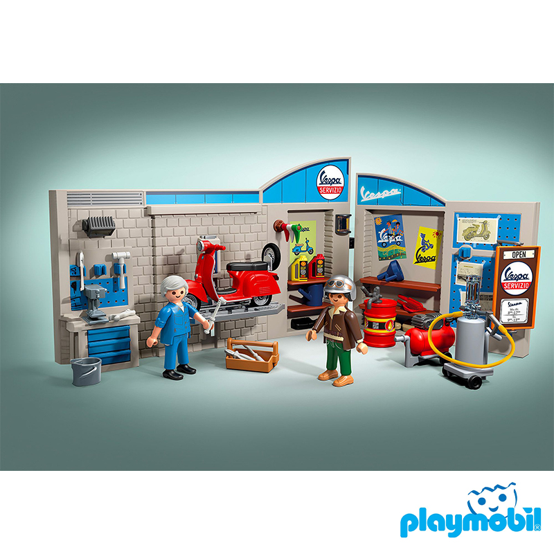 Playmobil 71620 Vespa 60s Vespa Garage เวสป้า เวิร์กช็อปเวสป้า ยุค 60