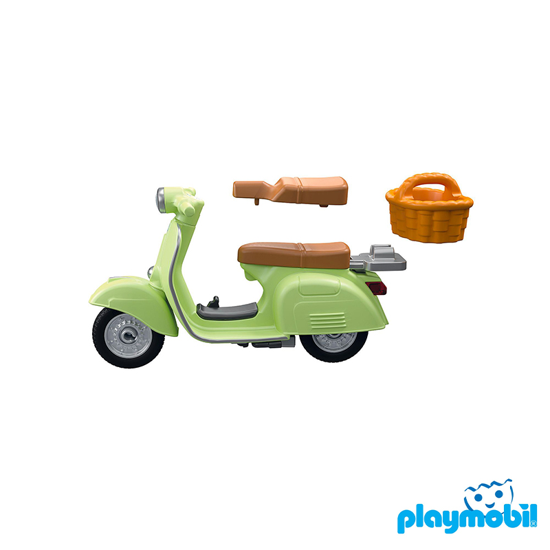 Playmobil 71621 Vespa 1969 Vespa 150 Sprint Veloce, light green เวสป้า Sprint Veloce 150 ปี 1969 สีเขียวอ่อน