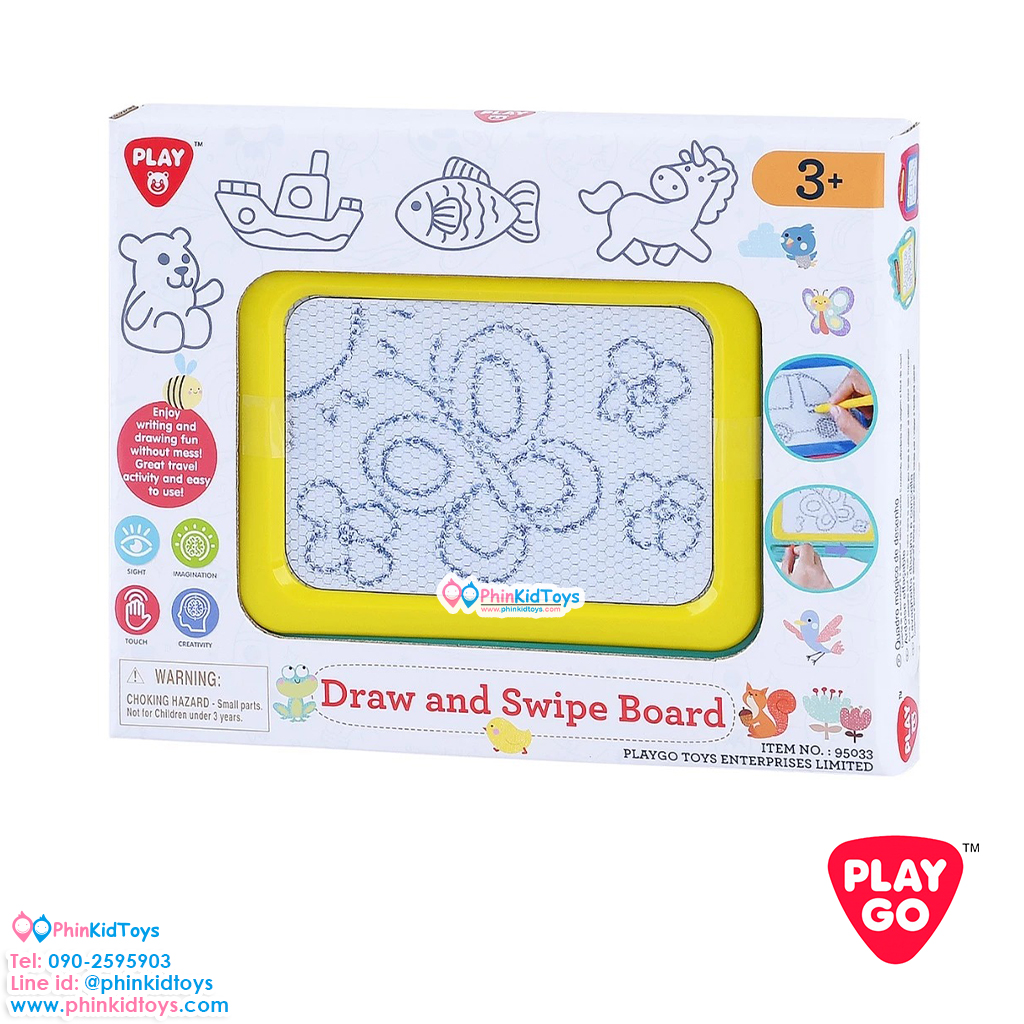 PLAYGO 95033 กระดานแม่เหล็กลบได้ DRAW AND SWIPE BOARD (PG-95033)