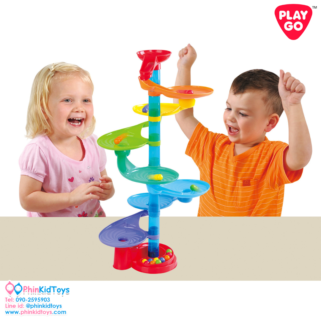 PLAYGO 9352 ท่อบอลวิ่งวน MARBLE SWIRLY RUN (PG-9352)