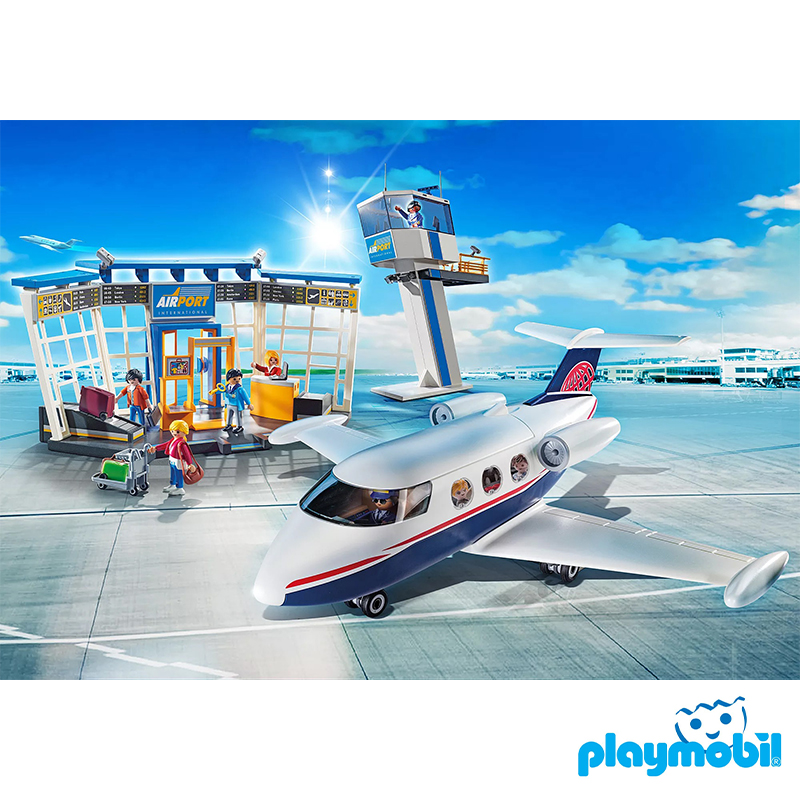 Playmobil 71153 City Action Airport with Airplane and Control Tower ซิตี้แอคชั่น สนามบินพร้อมเครื่องบินและหอควบคุม