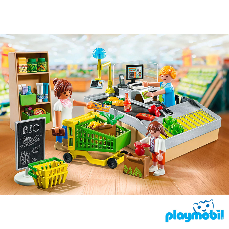 Playmobil 71648 Promo Pack Organic supermarket โปรโมแพ็ค ซูเปอร์มาร์เก็ตออร์แกนิค