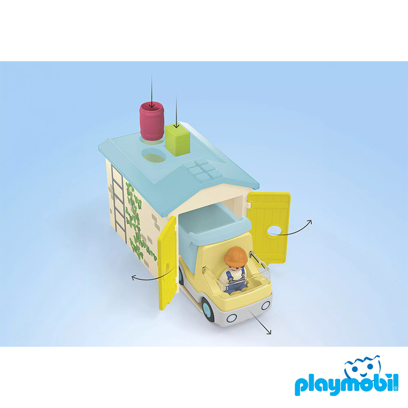 Playmobil 71686 JUNIOR Construction Truck with Garage จูเนียร์ รถดั้มพร้อมโรงจอดรถ