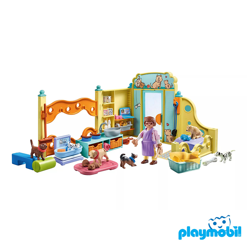 Playmobil 71743 Pet grooming Puppy Care Center เพ็ทกรูมมิ่ง ศูนย์ดูแลลูกสุนัข